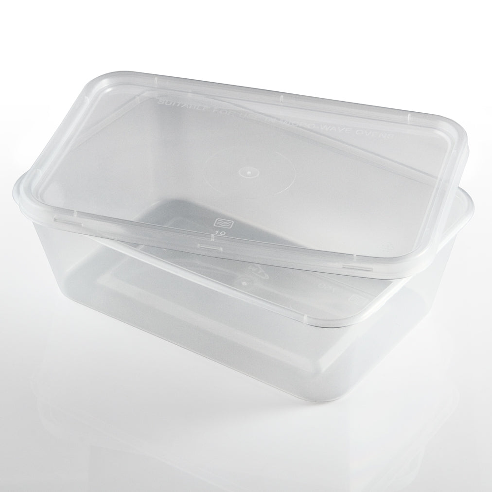 Microwave Container Rectangle PP (250 units)