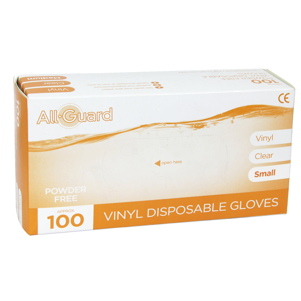 Clear Vinyl Glove (10 boxes of 100 pairs each)