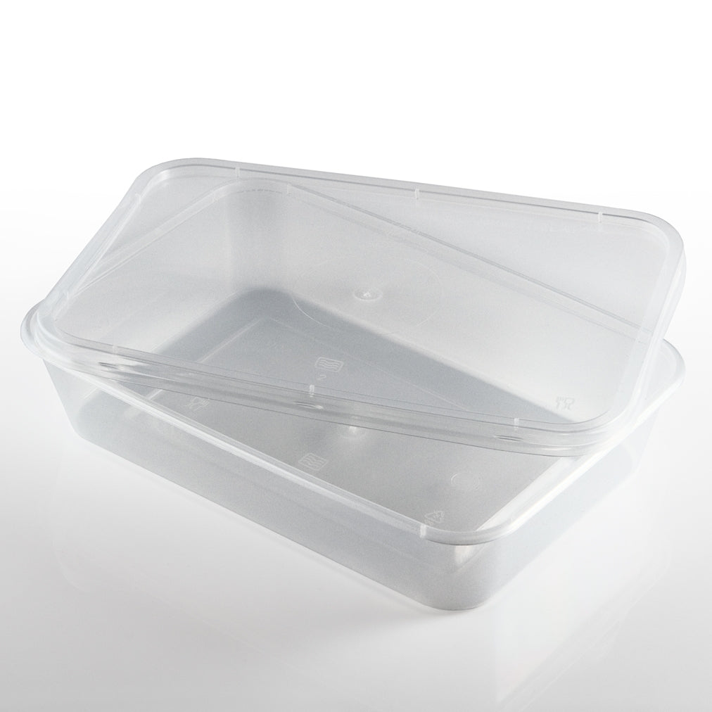 Microwave Container Rectangle PP (250 units)
