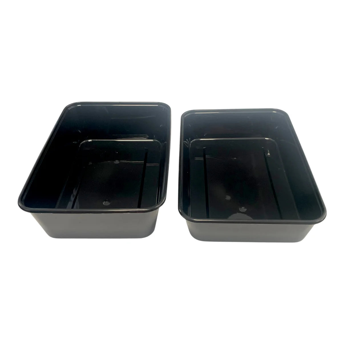 Microwave Container PP | Black base (125 Units)