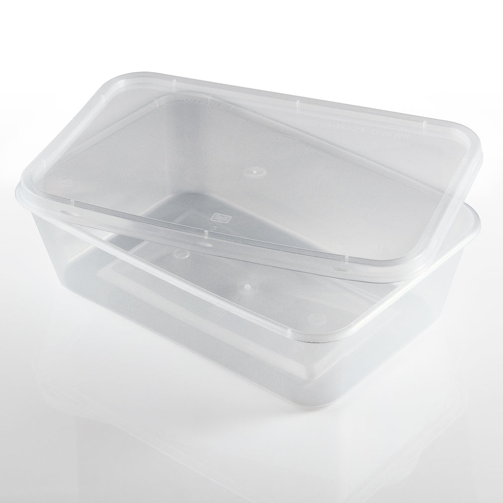 Microwave Container Rectangle PP (250 units)