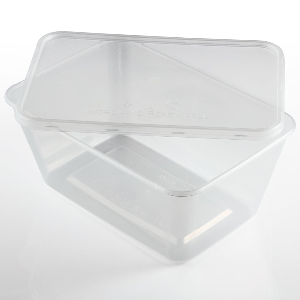 Microwave Container Rectangle PP (250 units)